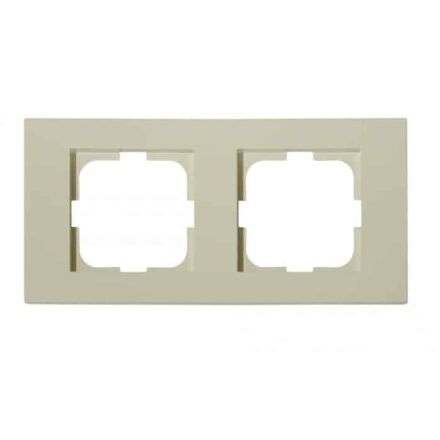 Рамка 2-на кремова GRANO
