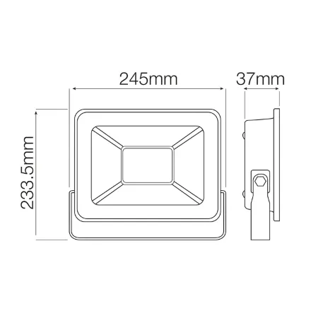 Прожектор світлодіодний ASLAN-100 100W 2700K