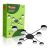 Люстра стельова Eurolamp Iron Glow 8xGX70 чорна