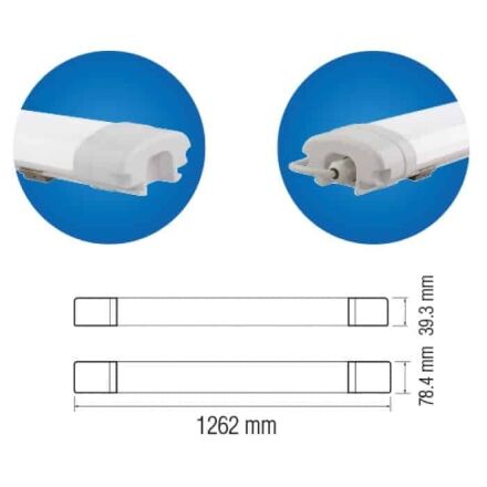 Світлодіодний світильник вологозахищений NEHIR-36 36W 4200К