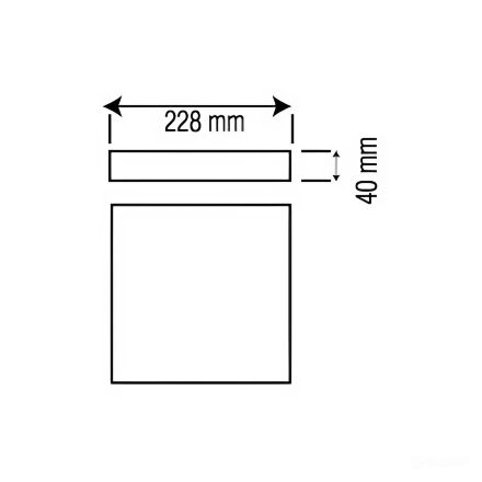 Світильник накладний SOFIA/S-36 3CCT білий