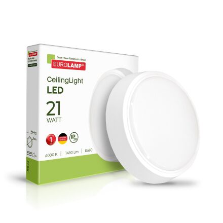 EUROLAMP LED Світильник круглий накладний GM 21W 4000K