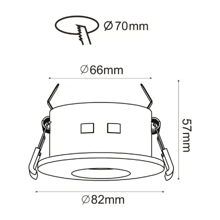 Світильник галогенний SARDUNYA-R білий