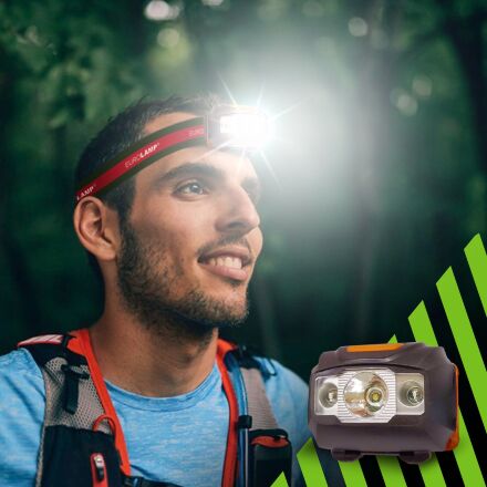 Світлодіодний ліхтар налобний Eurolamp 3W чорний
