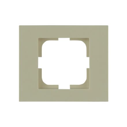 Рамка одинарна Grano кремова