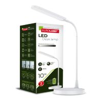 Настільна лампа з акумулятором EUROLAMP LED 10W 350lm 4000K 1800mAh білий