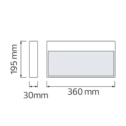 Світлодіодний світильник аварійний ZOFF 1.5W