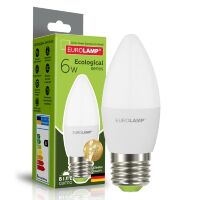 Світлодіодна лампа EUROLAMP LED CL 6W E27 4000K 220V