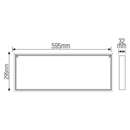 Світильник врізний TAURUS-36 36W білий