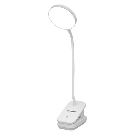 Настільна лампа Eurolamp з акумулятором на прищіпці 5W 400Lm 2800-6500K Type-C+Battery 2400mAh