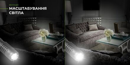 Світлодіодний ліхтар Eurolamp 5W чорний
