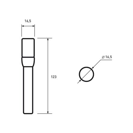 Світлодіодний ліхтар Eurolamp 5W чорний