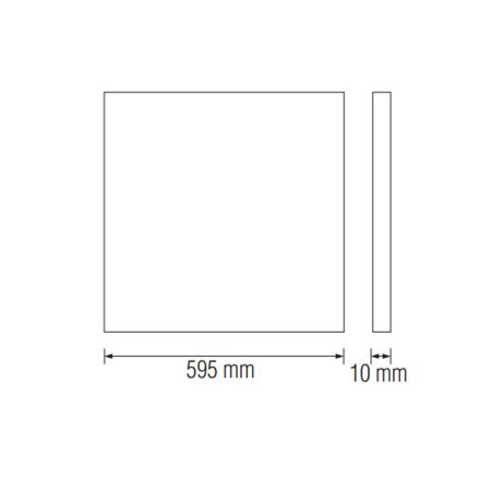 Світлодіодний світильник врізний STAR-50 50W 6400К