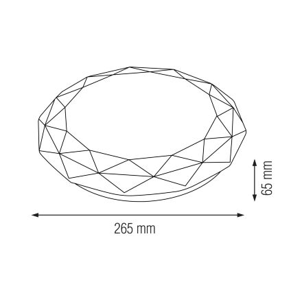 Світлодіодний світильник потолочний EPSILON-15