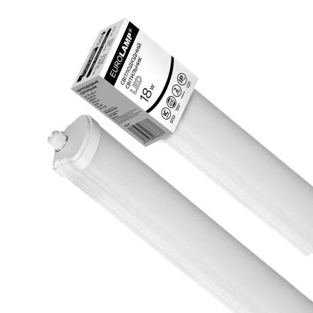 Світильник лінійний квадратний EUROLAMP IP65 18W 1710Lm 4000K (0.6m)
