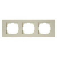 Рамка 3-на кремова GRANO