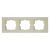 Рамка 3-на кремова GRANO