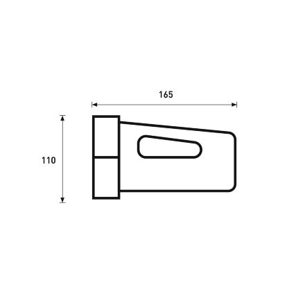 Світлодіодний ліхтар Eurolamp ручний 5W battery+Type-C чорний