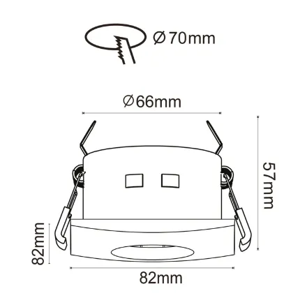 Світильник галогенний SARDUNYA-S білий