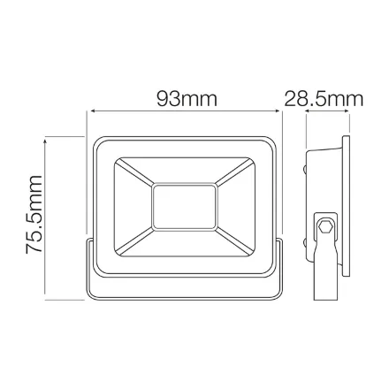 Прожектор світлодіодний ASLAN-10 10W зелений