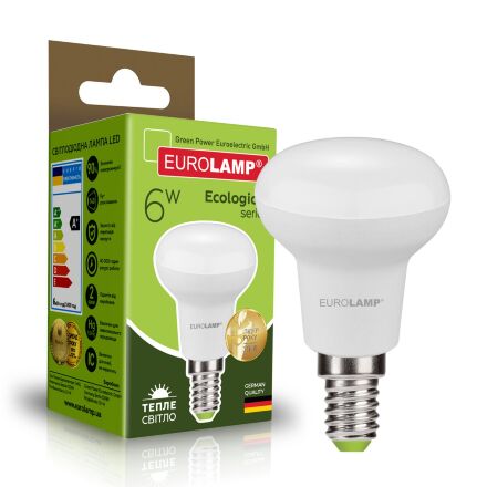 Світлодіодна лампа EUROLAMP LED R50 6W E14 3000K 220V
