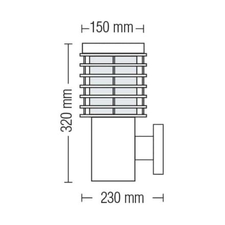 Світильник садово-парковий PALMIYE-2 Е27