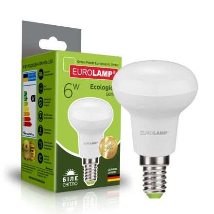 Світлодіодна лампа EUROLAMP LED R50 6W E14 4000K 220V