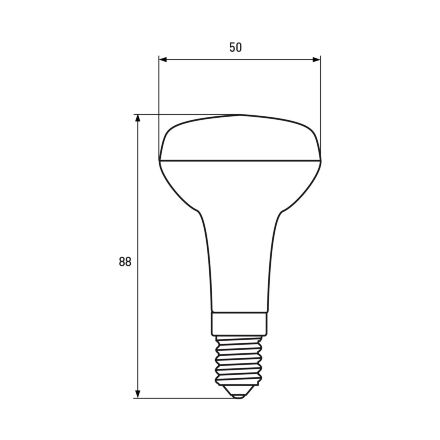 Світлодіодна лампа EUROLAMP LED R50 6W E14 4000K 220V