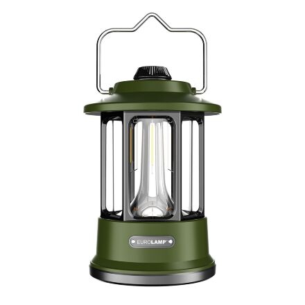 Світлодіодний Eurolamp ліхтар портативний 6W battery+Type-C зелений