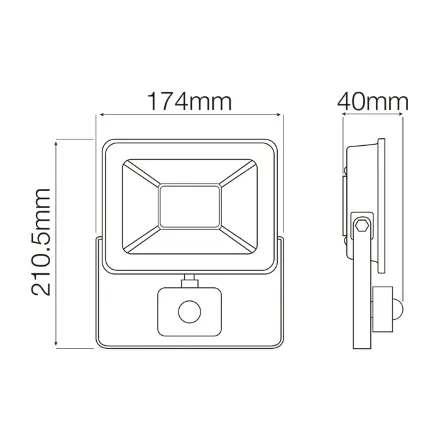 Прожектор світлодіодний ASLAN/S-50 50W