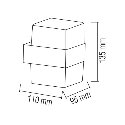 Світильник садово-парковий KING-10/S 10W 4200K чорний