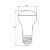 Світлодіодна лампа EUROLAMP LED R63 9W E27 3000K 220V