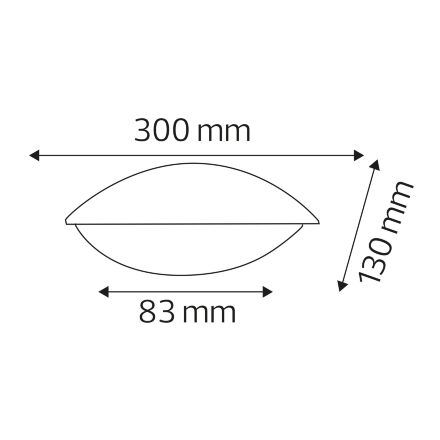 Світлодіодний світильник фасадний HERMES-1