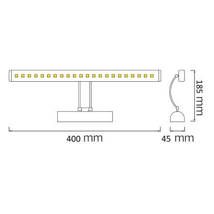 Світлодіодна підсвітка дзеркал-картин FLAMINGO-8