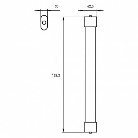 Світлодіодний лінійний світильник EUROLAMP LED IP65 36W 6500K (1.2m) SLIM