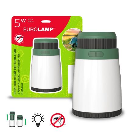 Ліхтар-нічник для знищення комах Eurolamp з bluetooth-колонкою