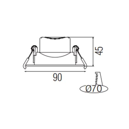 Світлодіодний світильник AMARA-6 6W 6400K