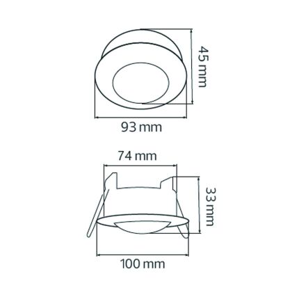 Датчик MUSTANG-2 чорний