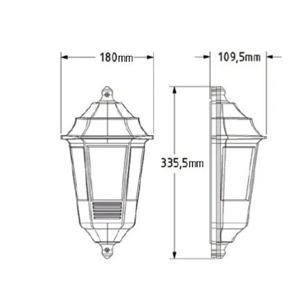 Світильник садово-парковий BEGONYA-4 Е27 білий