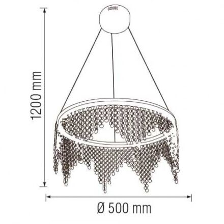 Світлодіодна люстра ASTORIA-32 32W