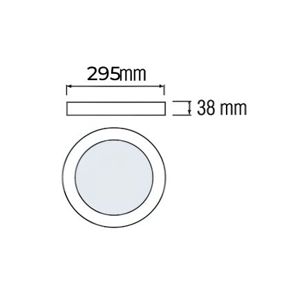 Світлодіодний світильник CATALINA-36 3CCT 36W білий