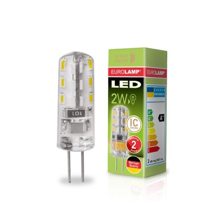 Світлодіодна лампа EUROLAMP LED силікон G4 2W 3000K 220V