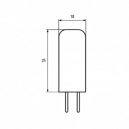 Світлодіодна лампа EUROLAMP LED силікон G4 2W 3000K 220V