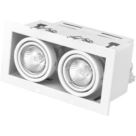 EUROLAMP LED Світильник карданний для ламп LED GU10x2 white