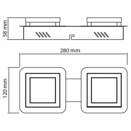 Світлодіодний світильник стельовий LIKYA-2