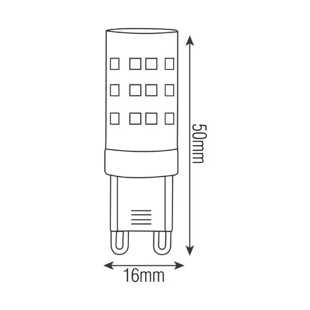 Світлодіодна лампа PETA-6 6W G9 2700K