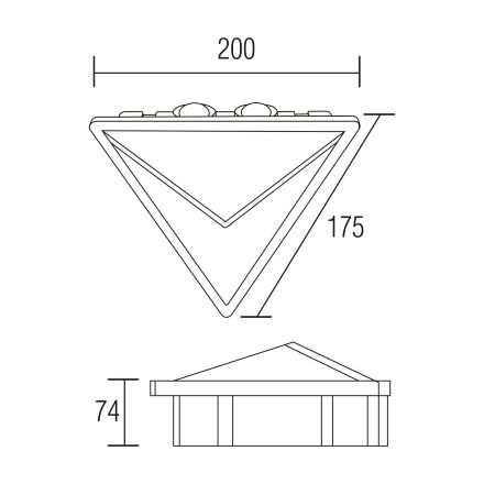 Світильник садово-парковий DRAGON 15W 4200K білий