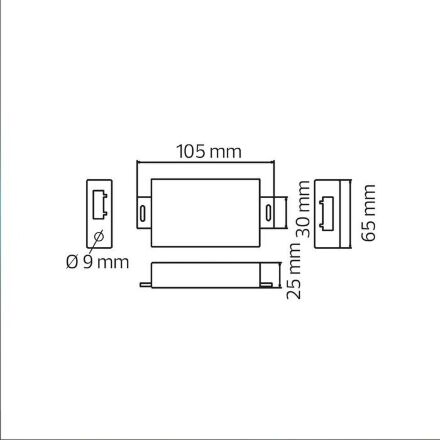 Підсилювач світлодіодної стрічки RGB AMPLIFIER 12A