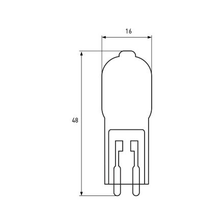 Світлодіодна лампа EUROLAMP LED G9 3W 3000K 220V