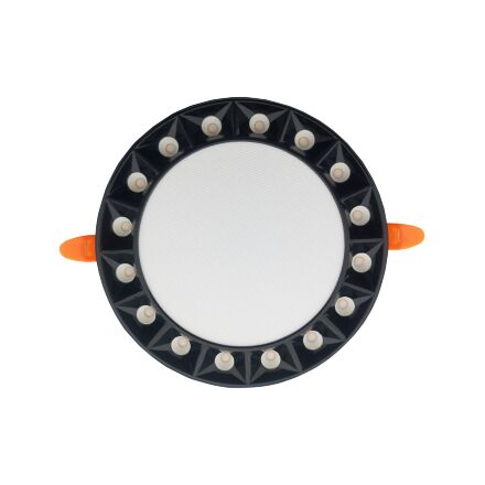 Світлодіодний світильник вбудований LED HARLEY-5 5W 3000K-6500K чорний